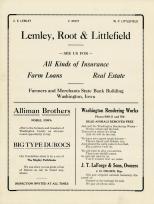 Lemley, Root and Littlefield, Alliman Brothers, Washington Rendering Works, Washington County 1920
